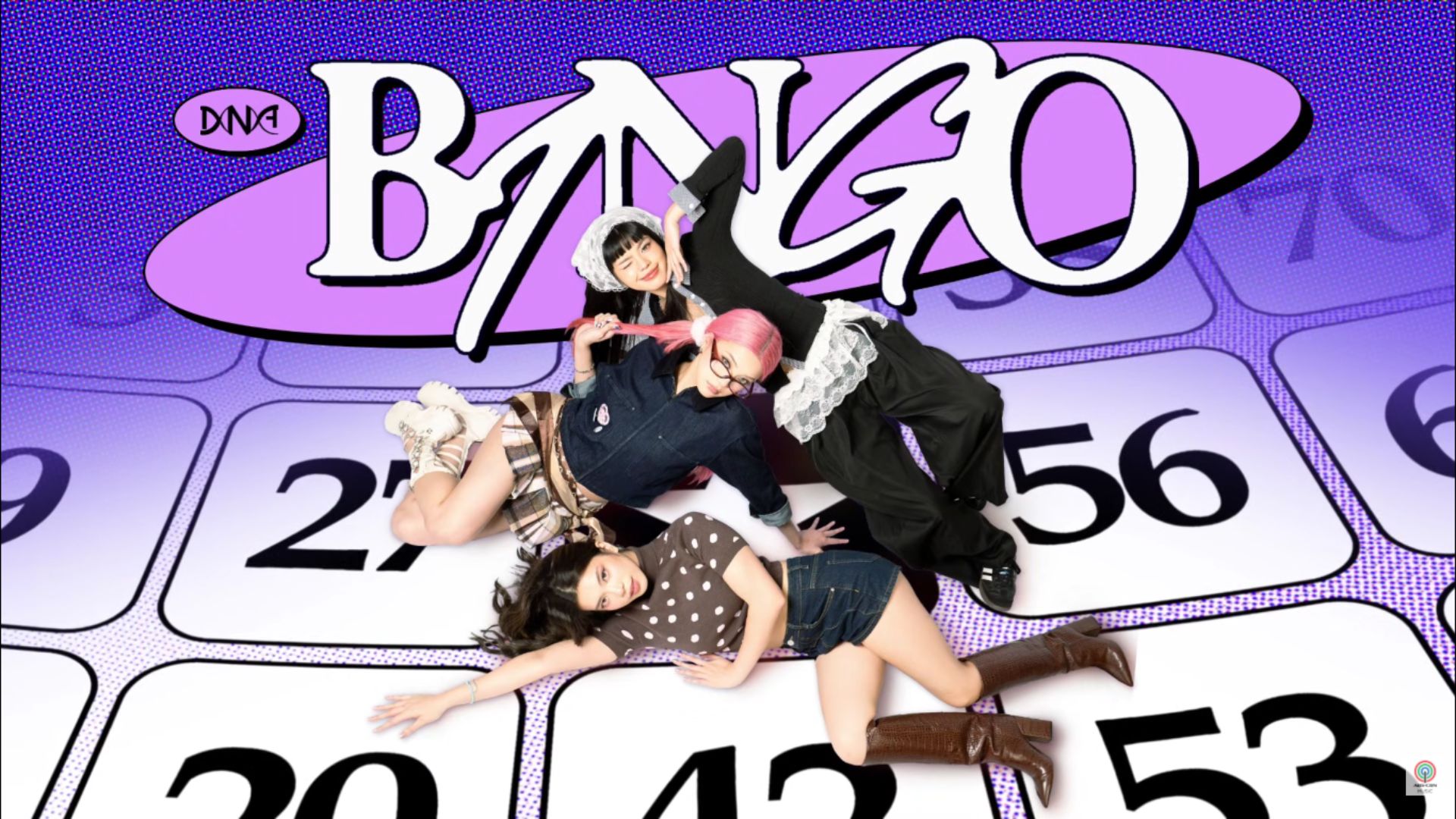 Screenshot from DNA - 'BINGO' Official Lyric Video, posted on ABS-CBN Star Music YouTube channel
