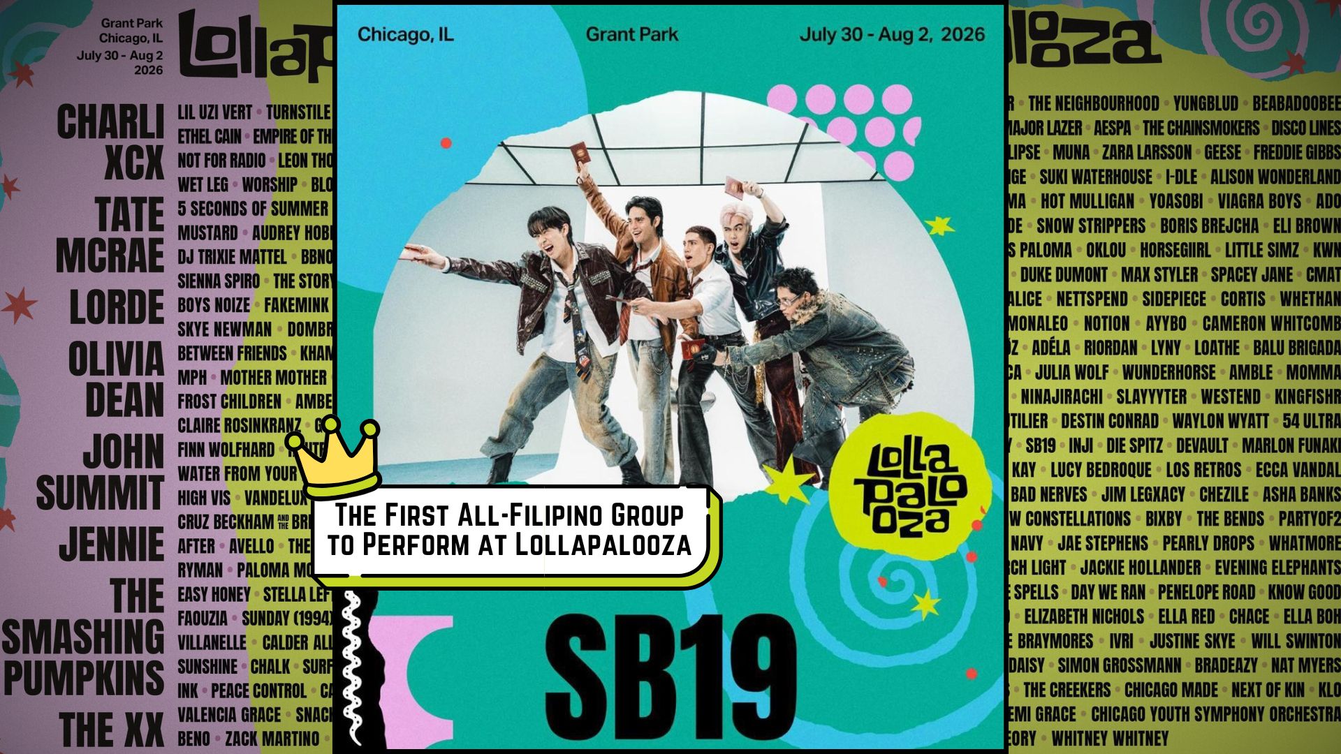 SB19 in Lollapalooza 2026