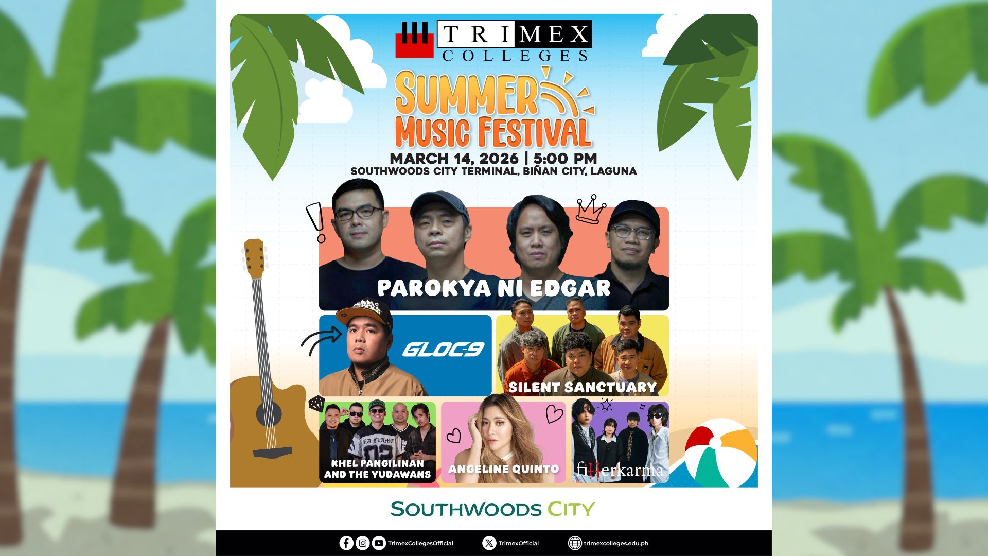 Trimex Colleges Summer Music Festival Southwoods City Terminal