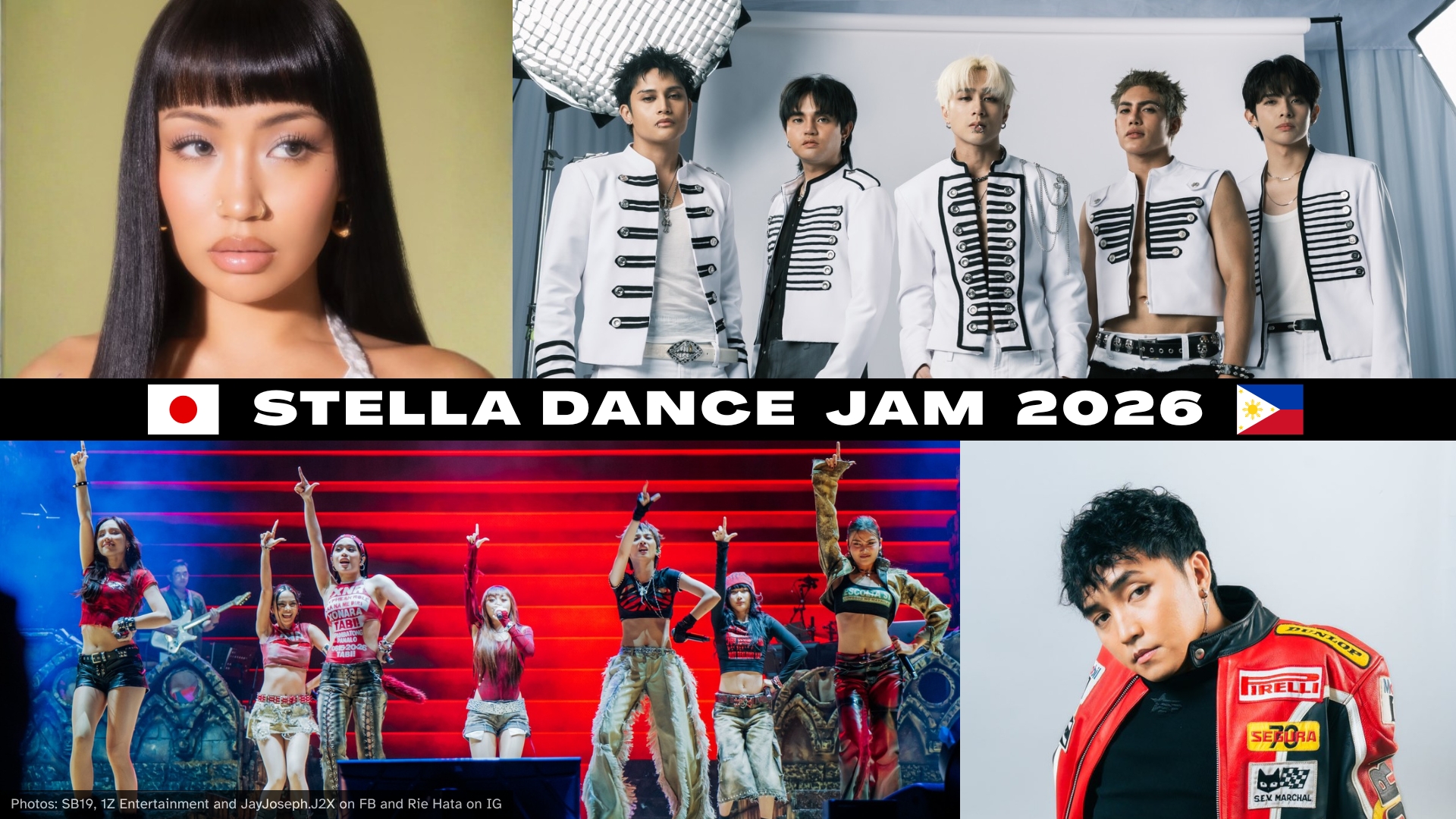 Stella Dance Jam 2026 SB19, Rie Hata, XONARA, J2X