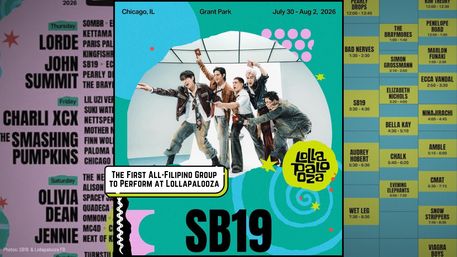 sb19 lollapalooza performance schedule out now