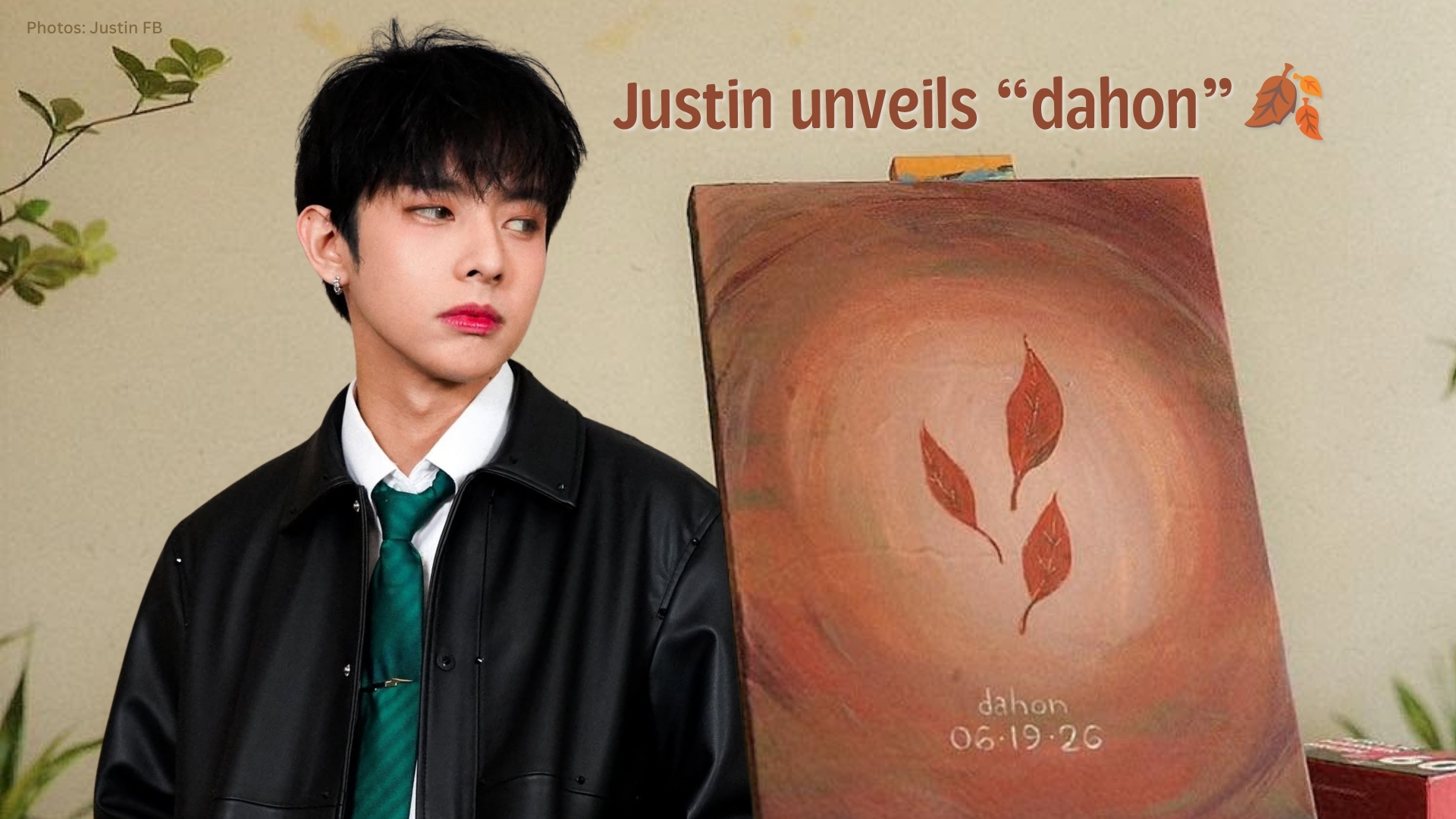Justin teases new single Dahon