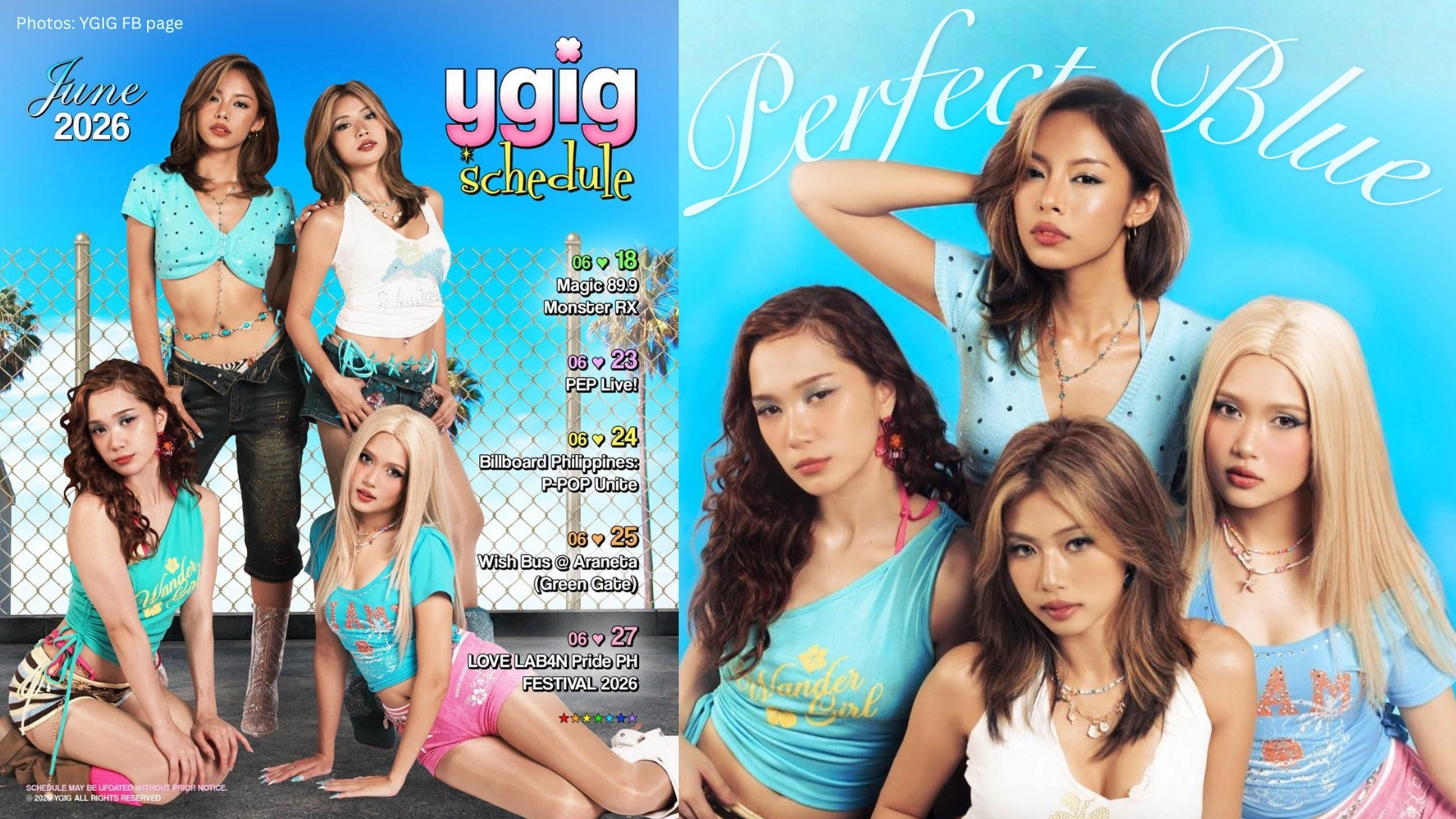 YGIG June 2026 Schedule Perfect Blue era