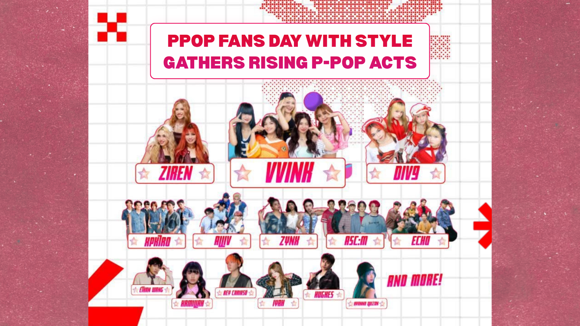 Ppop Fans Day With Style Gathers VVINK, ZIREN, DIV9 and More in Caloocan