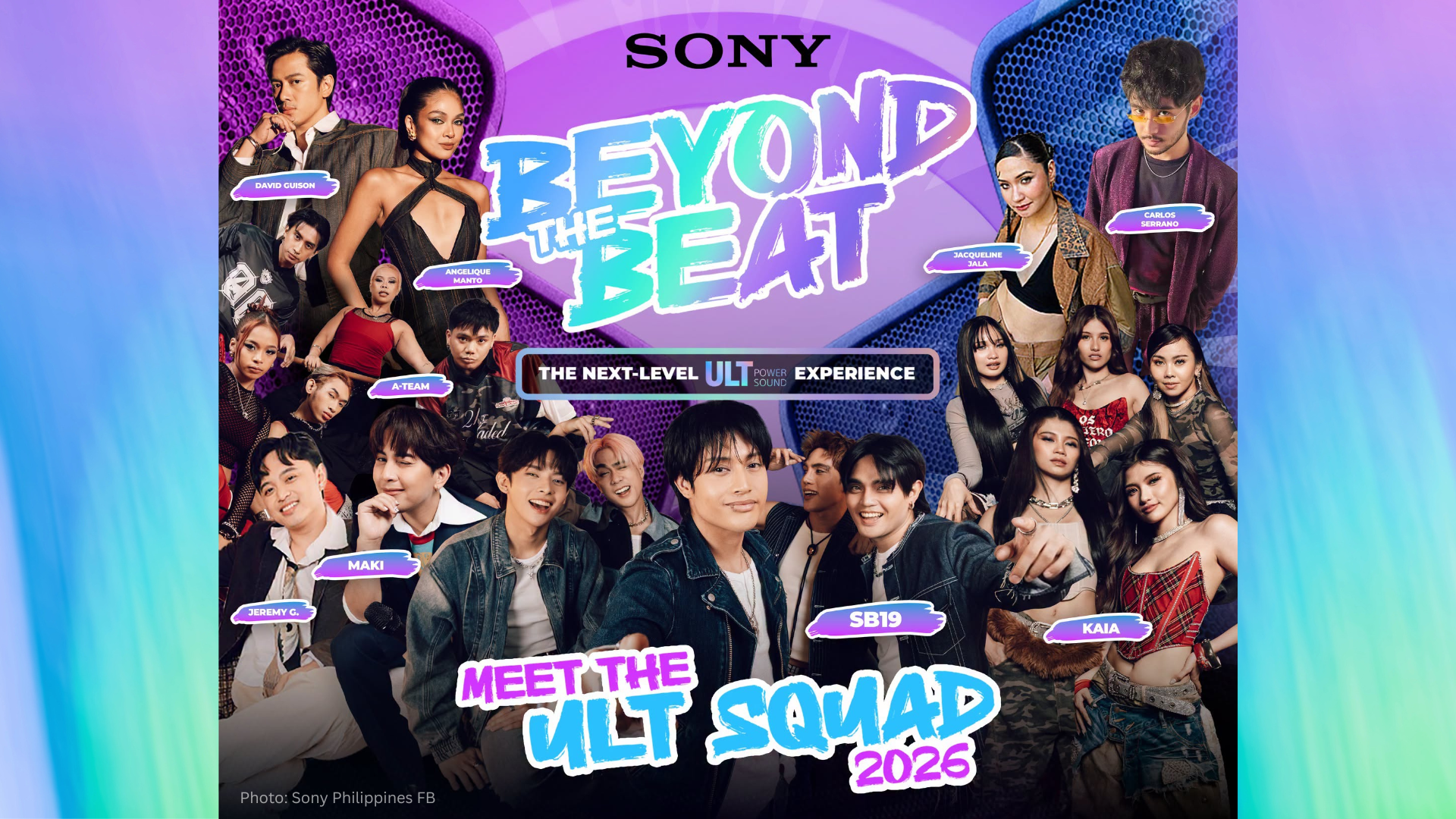 Sony's ULT Squad Ignites The ULT Power Sound Launch With SB19, KAIA and More