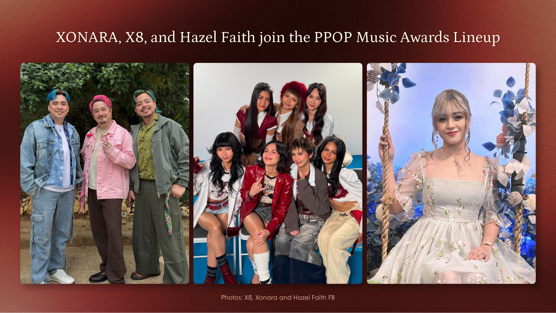 XONARA, X8, Hazel Faith Join PPOP Music Awards Lineup as Online Ticket Sales Begin
